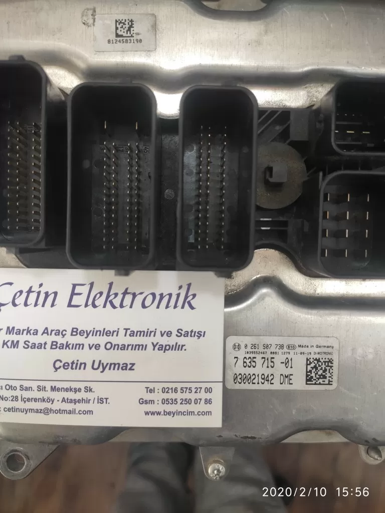 2011-2016 BMW 320i 328i MEVD1724 N20. DME 0261S07738 .7635715 .030021942 DME BEYİNCİM.COM