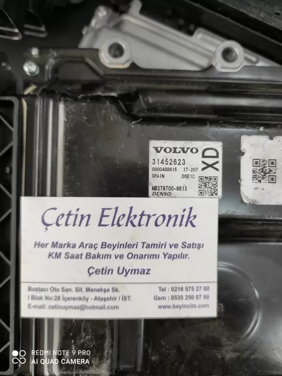 31452623 VOLVO XC60 2.0 MOTOR BEYNI BEYİNCİM.COM