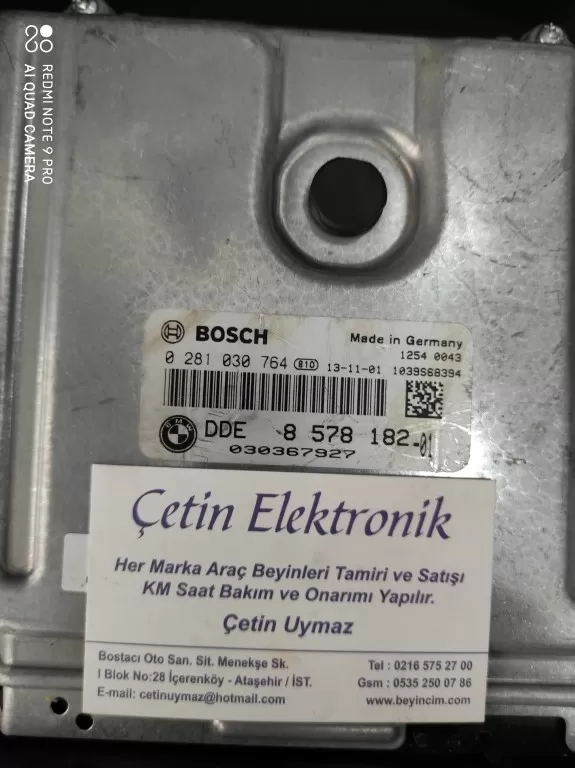 BMW F10 MOTOR ECU 0281030764 8578182 BEYİNCİM.COM – BMW motor beyni
