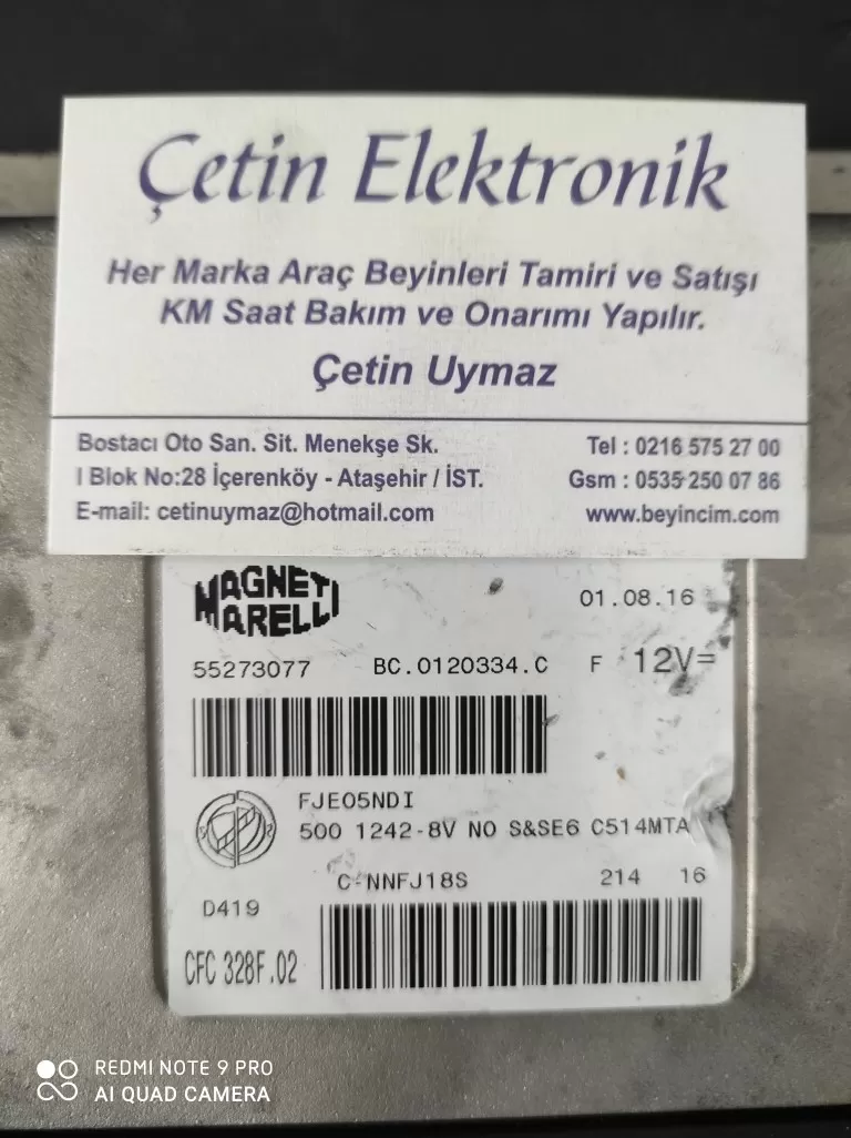 Fiat 500 Otomatik Şanzıman Beyni 55273077 CFC328F.02 BEYİNCİM.COM