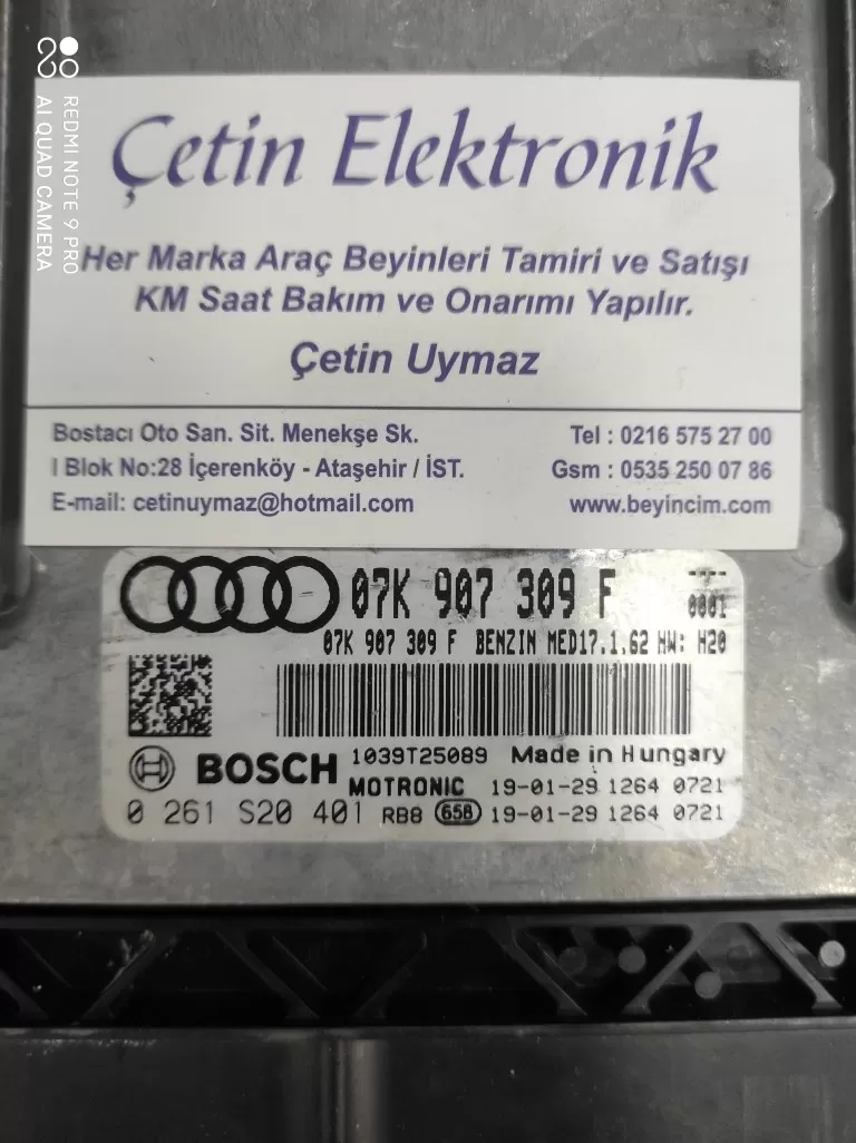 Audi RS3 MED17.1.62 Audi_RS3 _MED17.1.62 07K907309F . 0261S20401 .