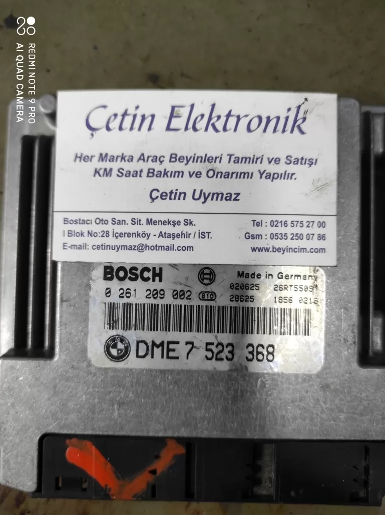 0261209002 BOSCH BMW E65 E66 735i 745i BEYİN 12147523524