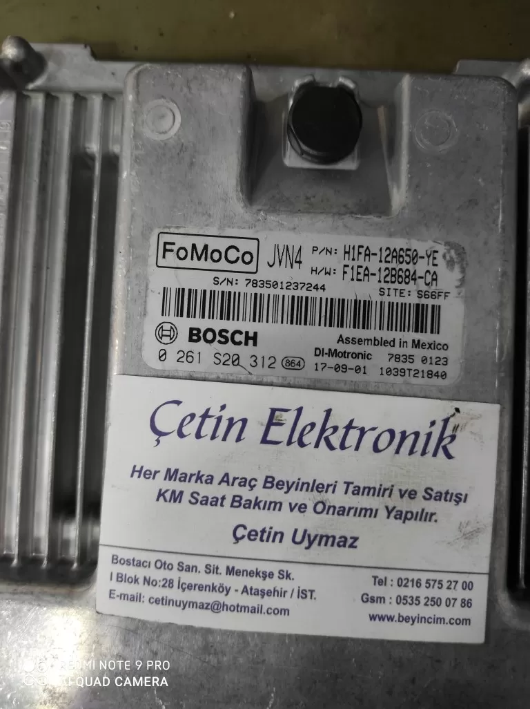 h1fa-12a650-ye FOCUS MOTOR BEYNİ 2.3 ECOBOOST 0261s20312 – Ford motor beyni