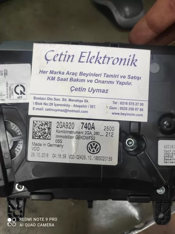 VOLKSWAGEN T-ROC 2GA920740A VDD BEYİNCİM.COM
