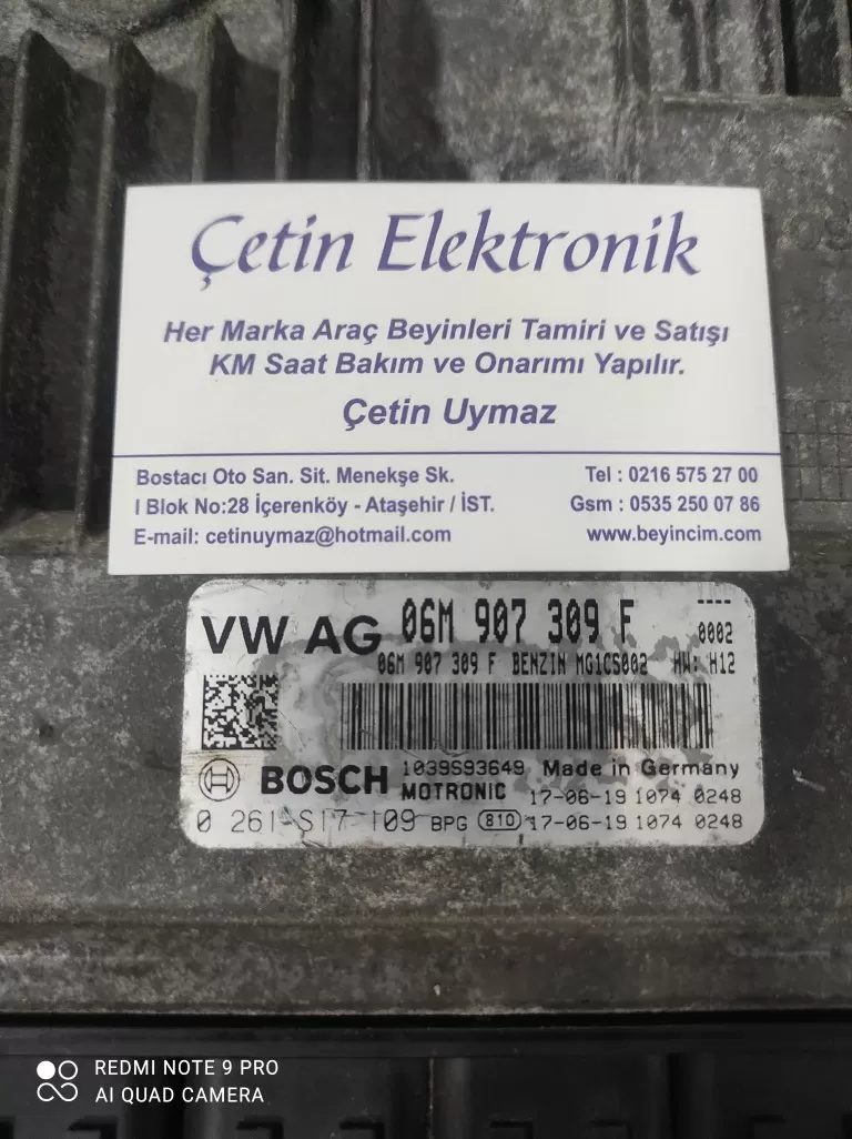 AUDI MG1CS002 06M907309F 0261S17109 BEYİNCİM.COM