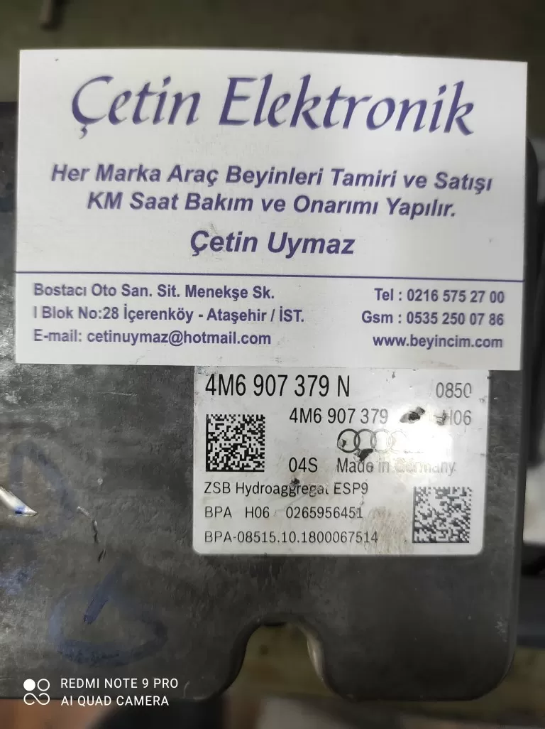 Volkswagen Touareg . Abs Pompası 4M6907379N .0265956451 .BEYİNCİM.COM