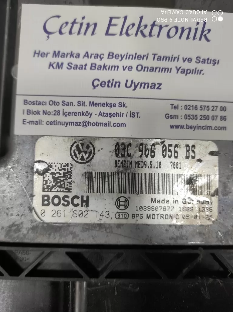 03C906056BS . 03C 906 056 BS 0261S02143 .1.6 FSİ 9.5.10 GOLF 5