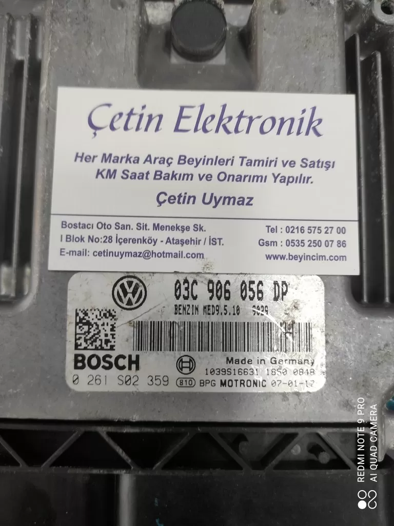 VW GOLF 1.6 FSI ECU BEYİNCİM.COM 03C906056DP 0261S02359