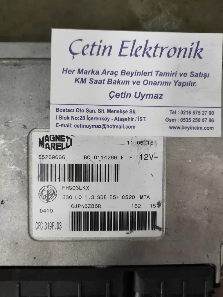 55269666 Fiat/Alfa/Lancia ŞANZUMAN BEYNİ BEYİNCİ ÇETİN CETİN