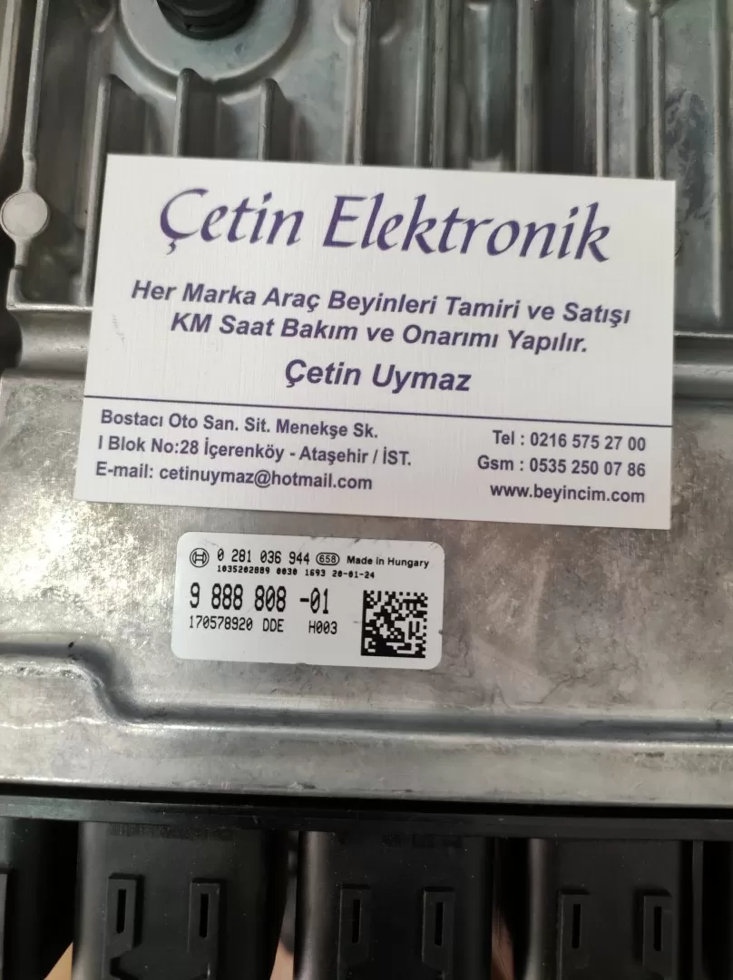 BMW ECU 0281036944 9888808-01 BEYİNCİM.COM