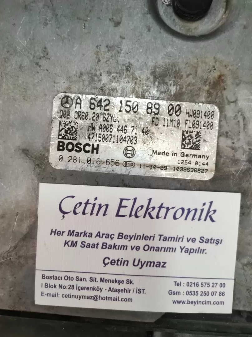 A6421508900 0281016656 HAMLAMA SIFIRLAMA KODLAMASI YAPILIR