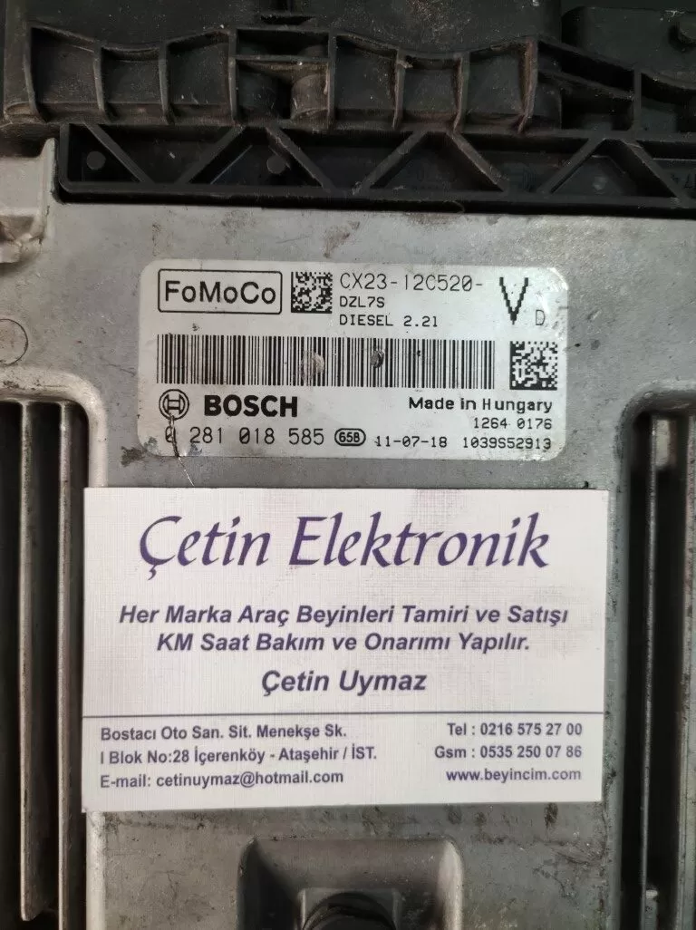 JAGUAR XF 2.2 Uce / CX2312C520VD/0 281018585/5531 001. 0281018585