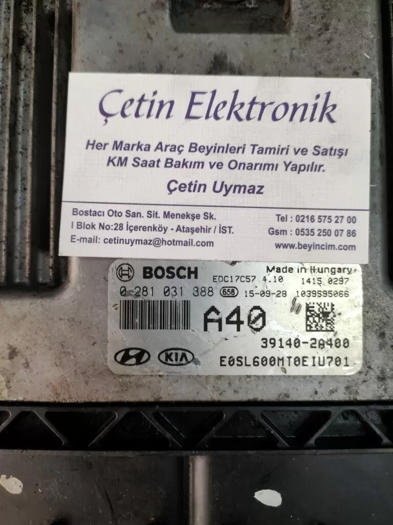 Hyundai İ30 Motor Beyini - 0281031888 - 39140-2A400 EDC17C57