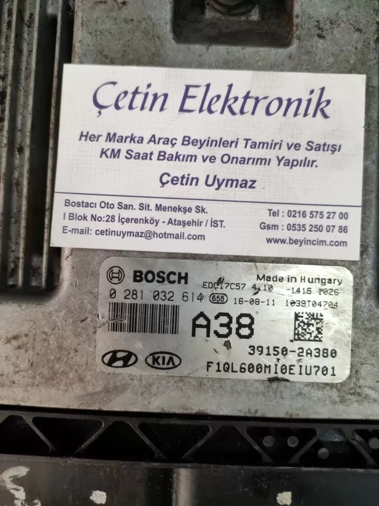 KİA SPORTAGE CRDİ MOTOR BEYNİ 0281032614 A38 39150-2A380