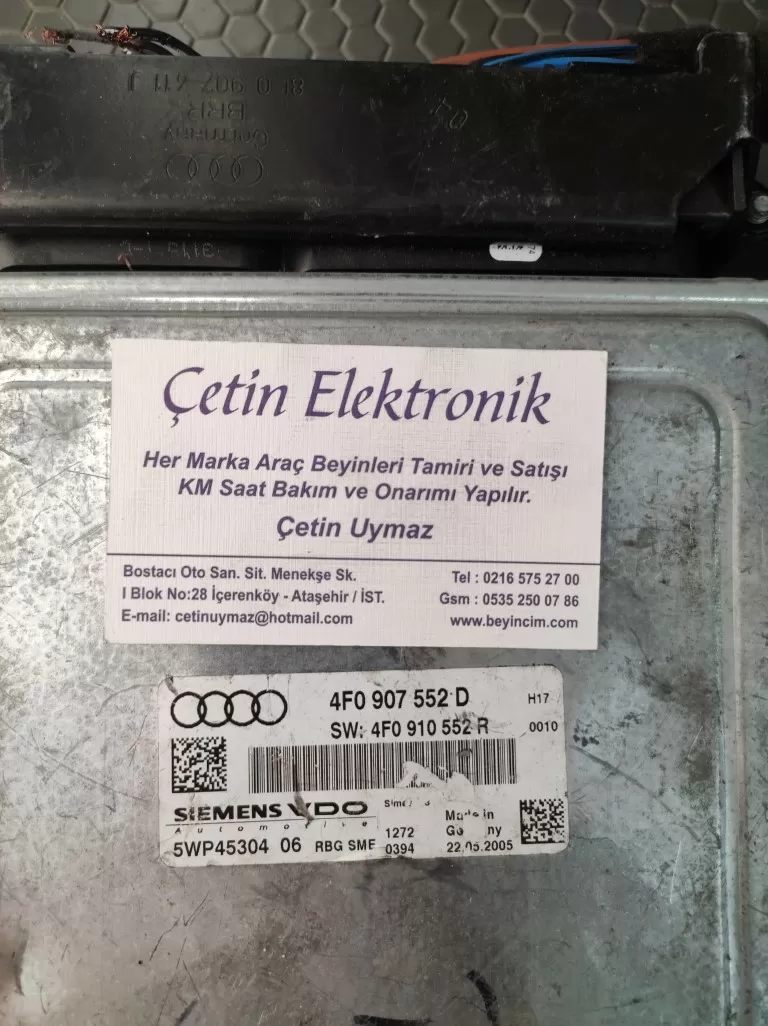 4F0907552D 4F0910552R 5WP45241 AUDI A6 2.4 MOTOR BEYNİ