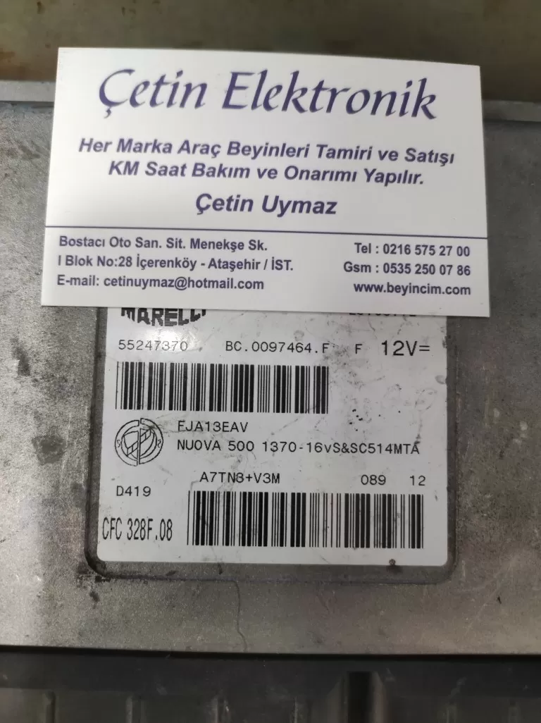 55247370 . BC.0097464.F CFC 328F.08 FİAT ŞANZUMAN BEYNİ – Fiat motor beyni