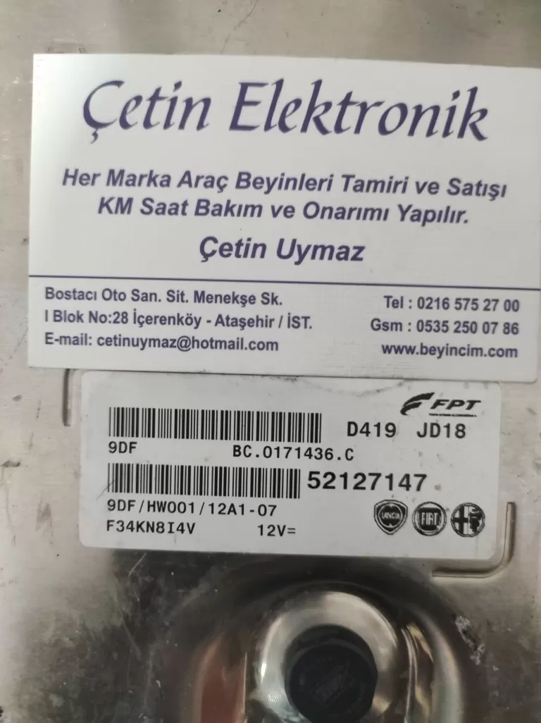 FİAT EGEA/TİPO 9DF 52127147 N092LD10 MOTOR BEYNİ – Fiat motor beyni