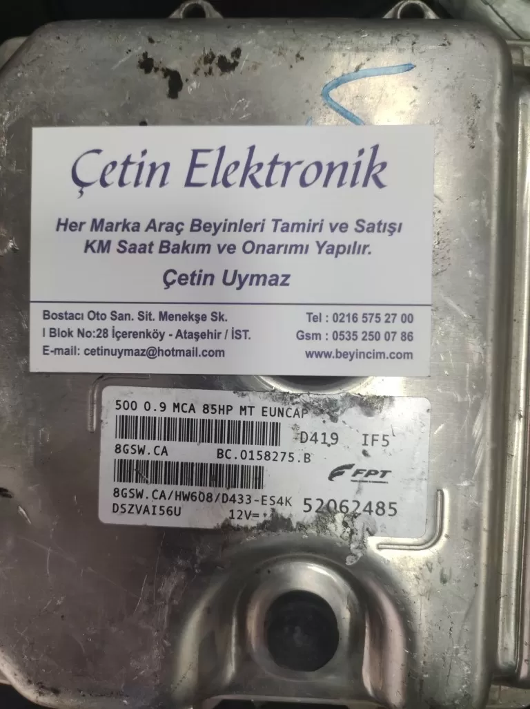 MARELLI MM8GSW 52062485 FIAT 500 85 HP BEYİNCİM.COM – Fiat motor beyni