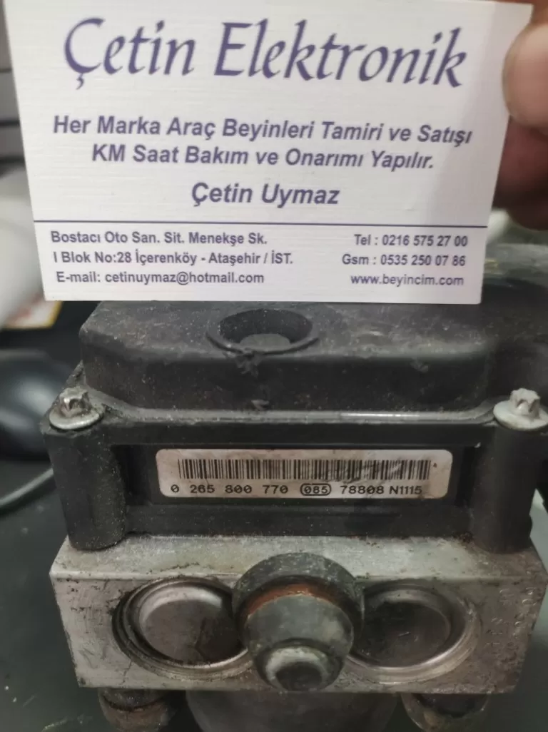 Opel Corsa D ABS Beyni 0265800770 24469609 0265231306