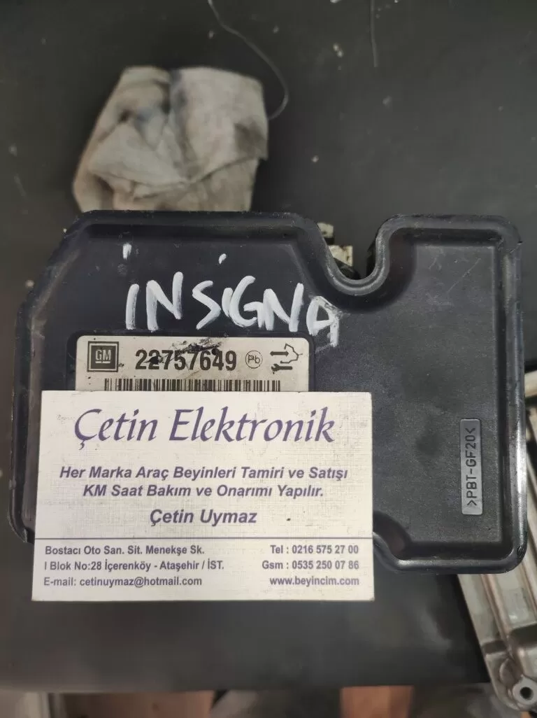 Opel İnsignia 2.0 CDTI ABS Beyni 16312215-B 22757649 – Opel abs / esp beyni