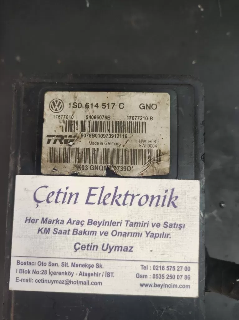 Volkswagen UP ABS Beyni 1S0614517C 17677010 540860768