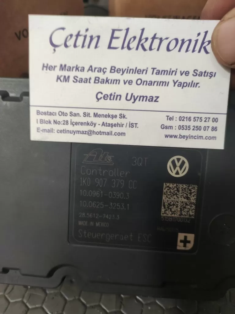 1K0907379CC 10.0961-0390.3 10.0625-3253.1 VW AUDI ABS BEYNİ