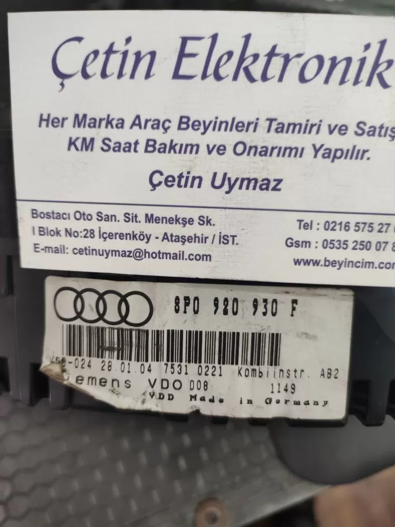 8P0920930F Audi A3 Cluster 8p0 920 930 F