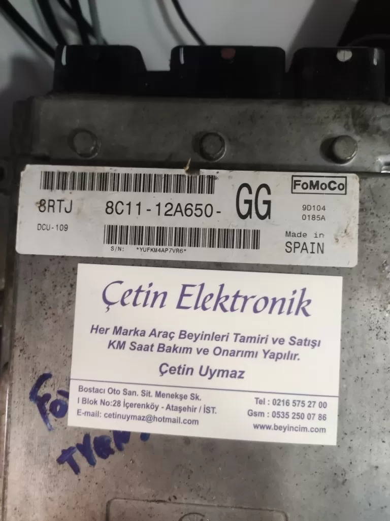 VISTEON 8C11-12A650-GG BEYİNCİM.COM – Ford motor beyni