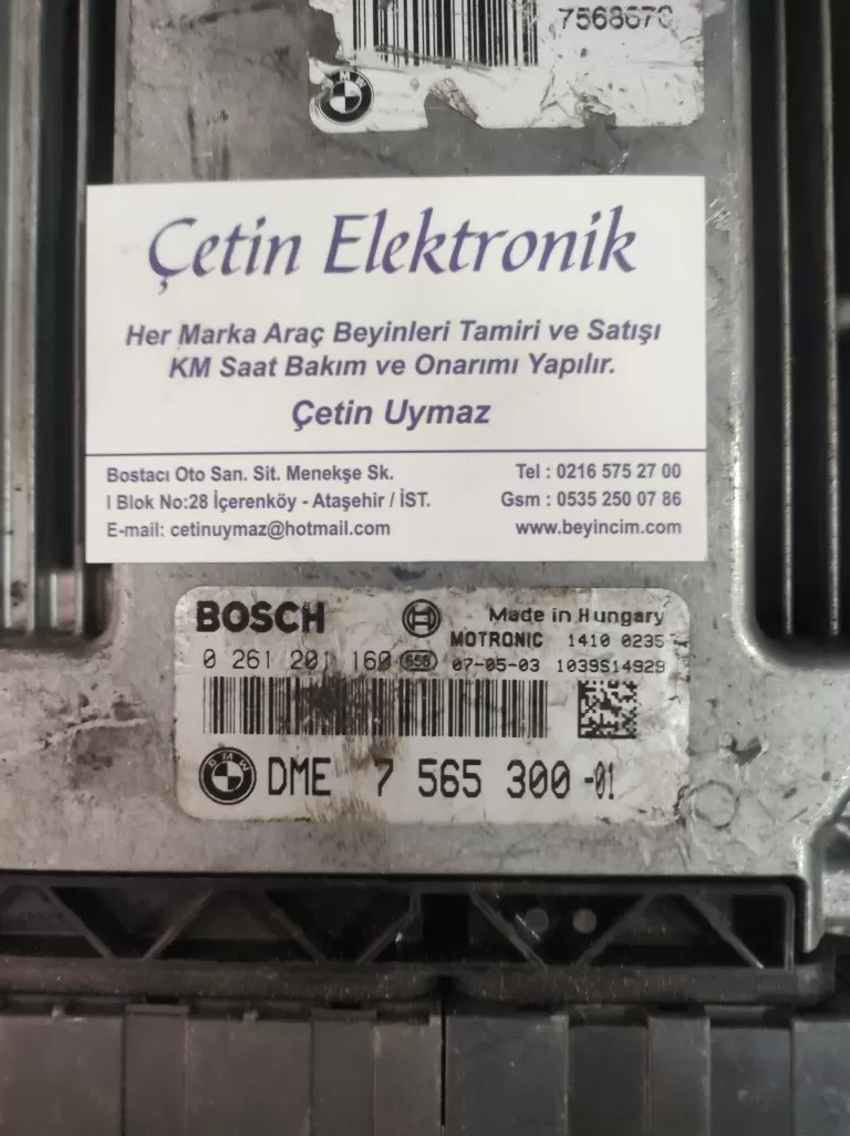 0261201160 BMW E90 318İ MOTOR BEYNİ DME 7 565 300-01