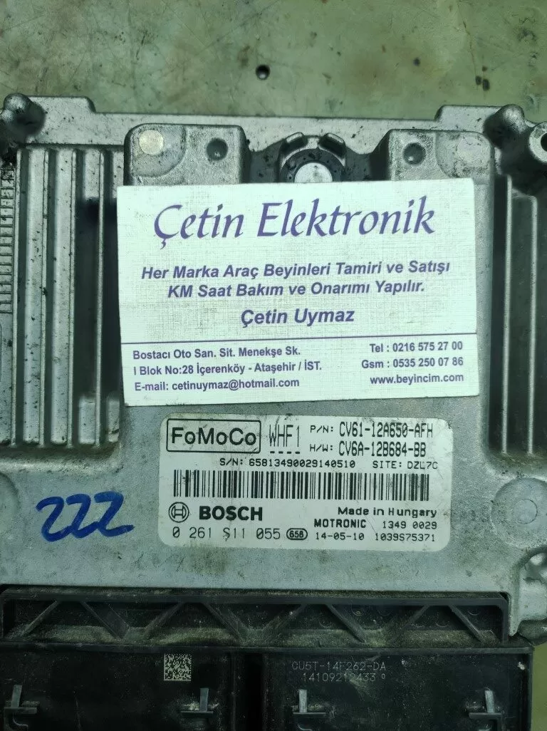 FORD C-MAX II ENGINE 0261S11055 CV6112A650AFH BEYİNCİM.COM – Ford motor beyni