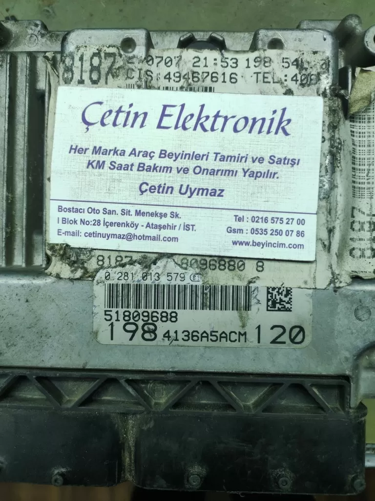 motor beyini fıat bravo bosch 0 281 013 579, 0281013579 – Fiat motor beyni