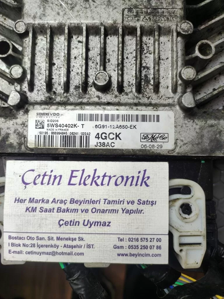 6G91-12A650-EK 6G9112A650EK 5WS40402K-T 5WS40402KT – Ford motor beyni