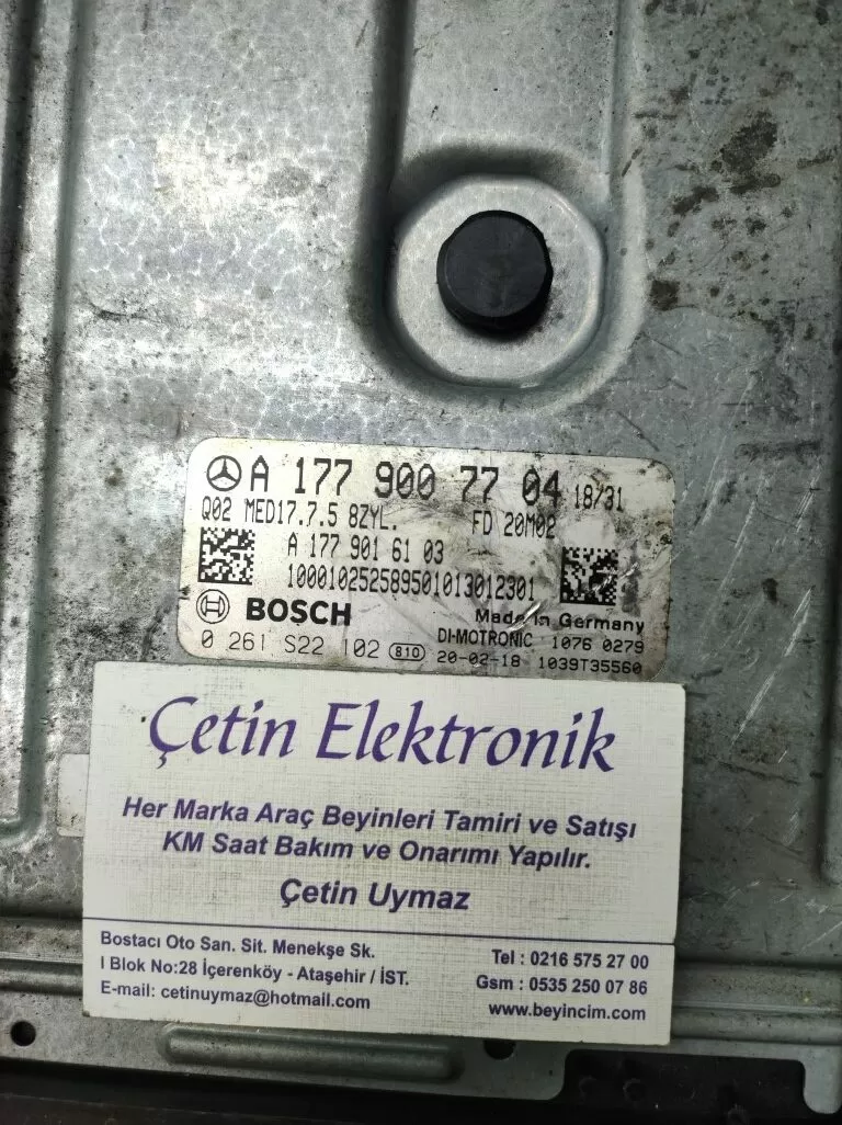 0261S22102 MERCEDES C63 AMG MED17.7.5 MOTOR BEYİNİ A1779007704 BEYİNCİM.COM