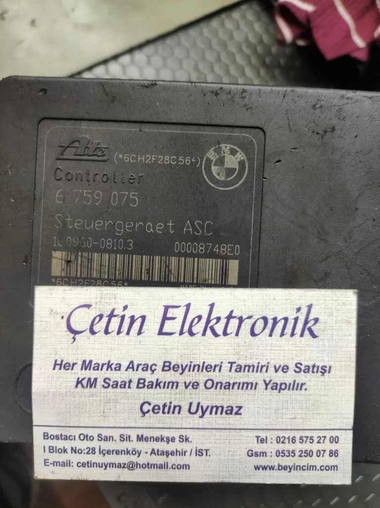 BMW E46 3 Serisi ABS Beyni 6759075 10.0960-0810.3 34.51-6759073 10.0206-0024.4 – BMW abs / esp beyni