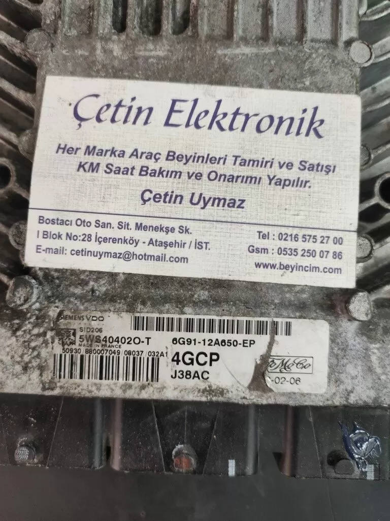 Controller 6G91-12A650-EP 5WS40402O-T Ford – Ford motor beyni