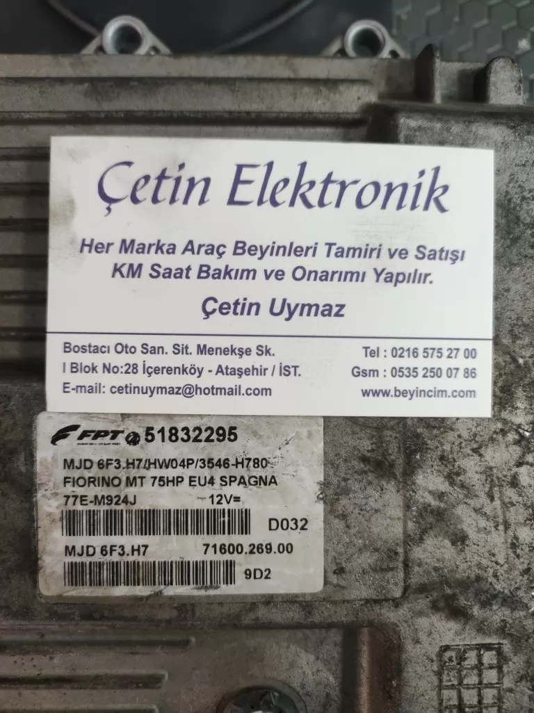 Marelli MJD6F3 51832295 FİAT FİORİNO MOTOR BEYNİ