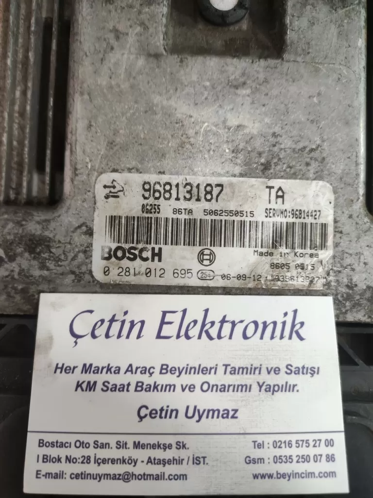 0281012695 0281 012 695 96813187 CAPTIVA MOTOR BEYNİ BEYİNCİM.COM