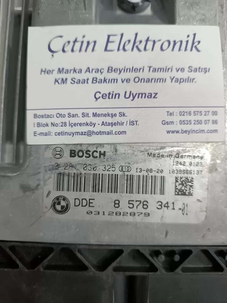 BMW F20 F21 1.16 1.18 MOTOR BEYNİ 0281030325 - 8576341-01 – BMW motor beyni