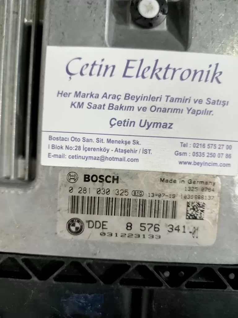 BMW F20 F21 1.16 1.18 MOTOR BEYNİ 0281030325 - 8576341-01 – BMW motor beyni