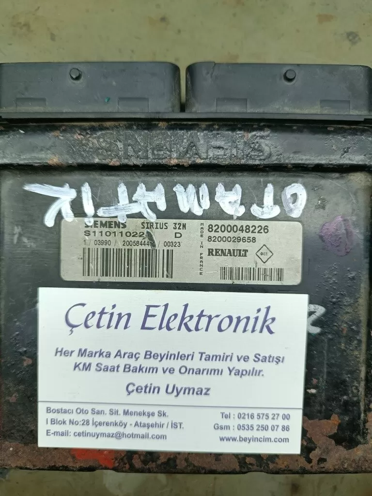 Renault Motor Beyni OTOMATİK 8200048226
