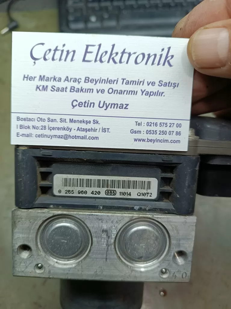 0265960420 4G0907376H AUDİ A6 A7 ABS BEYNİ BEYİNCİ CETİN