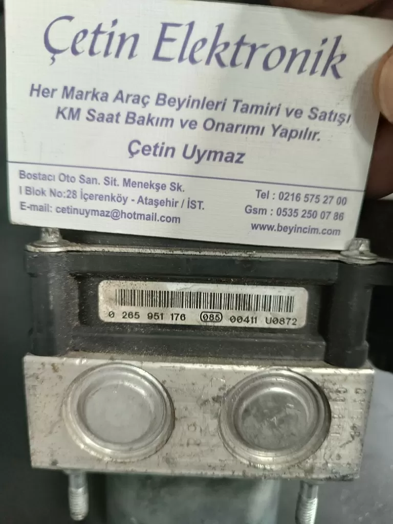 0265951176 PEUGEOT 308 ABS BEYNİ BEYİNCİ ÇETİN . CETİN