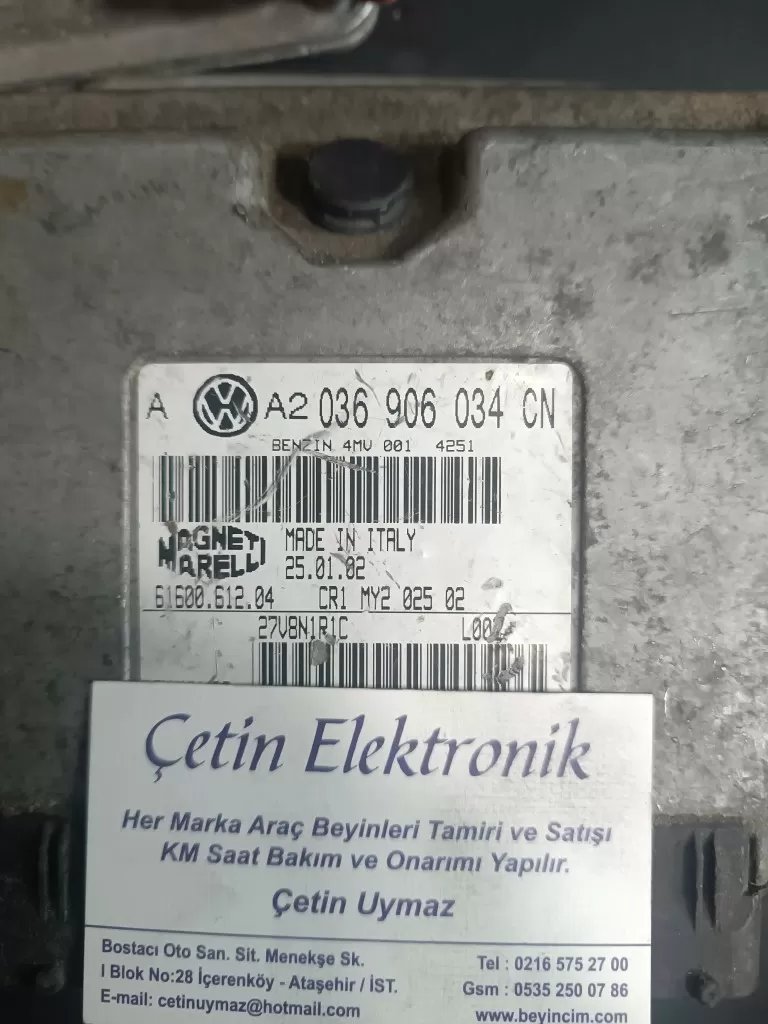 036906034CN volkswagen golf motor beyni