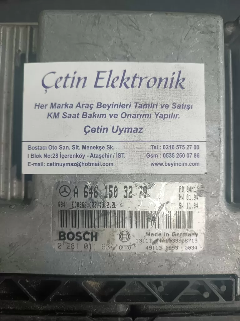 P24 MERCEDES BENZ ECU A6461503279 0281011934