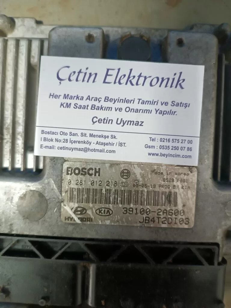 kia rio motor beyni 0281012218 39100-2a600