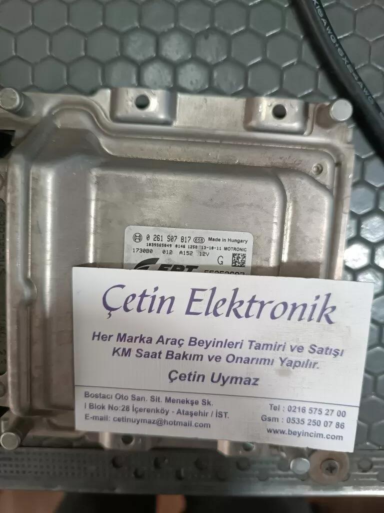 FIAT ECU 0261S07817 - 55253697 – Fiat motor beyni