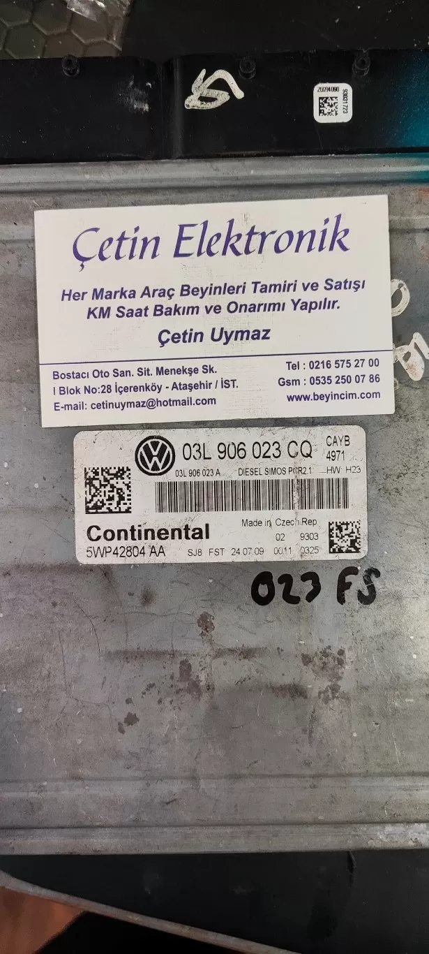 VOLKSWAGEN GOLF MK6 1.6 TDI ECU CONTROL UNIT 03L906023CQ