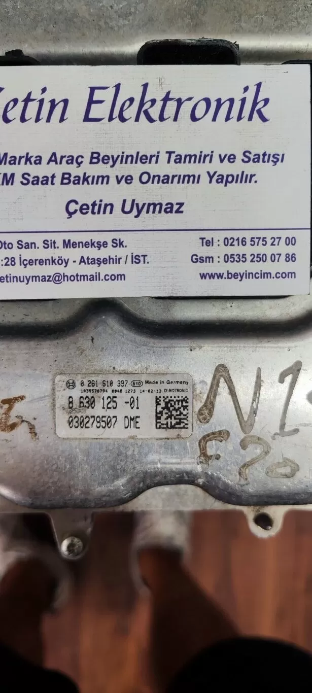 8630125-01 0261S10397 030307084 BMW F30 MOTOR BEYNİ – BMW motor beyni