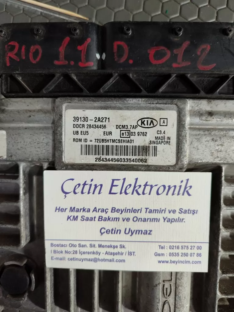 KİA RİO 1.1 MOTOR BEYNİ 39130-2A271 / 28377767 / DCM3.7AP – Kia motor beyni