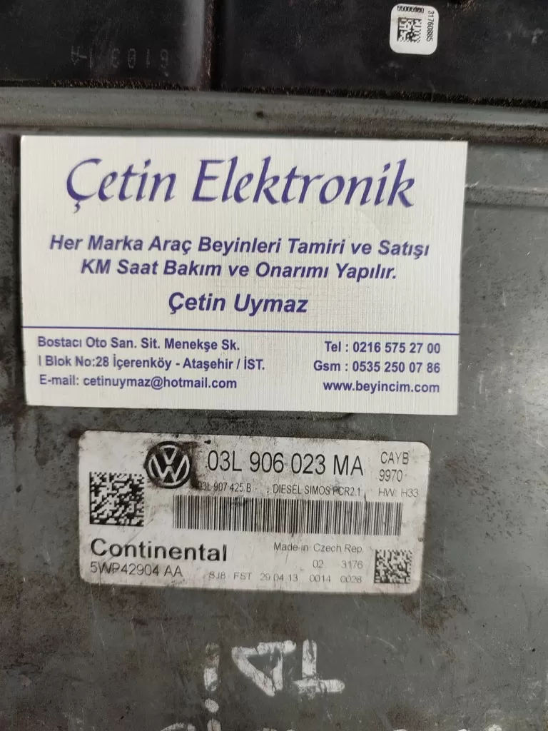Volkswagen Polo TDI Motor Beyni 03L906023MA - 5WP42904AA